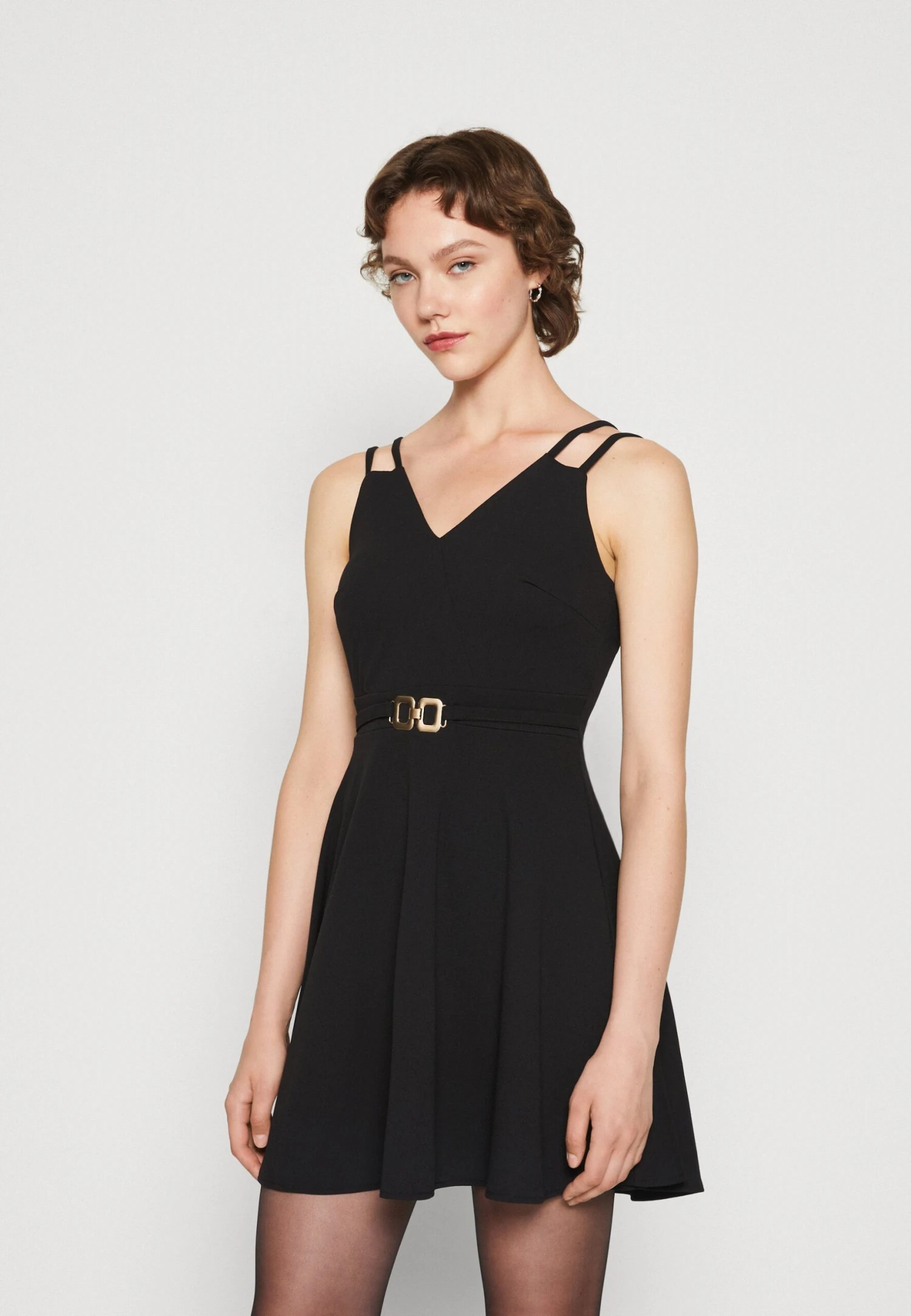 Wal G Wendy Buckle Skater - Jersey Dress