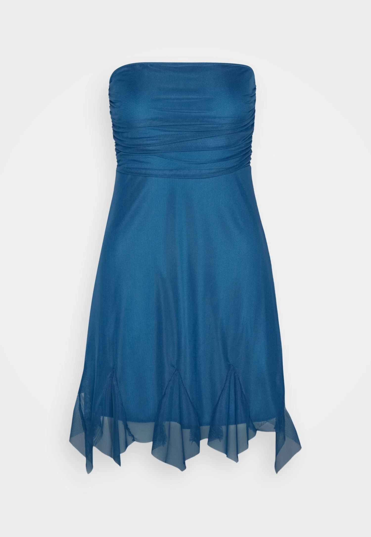 Wal G Dan Mini - Day Dress - Dark Teal Blue - Image 5