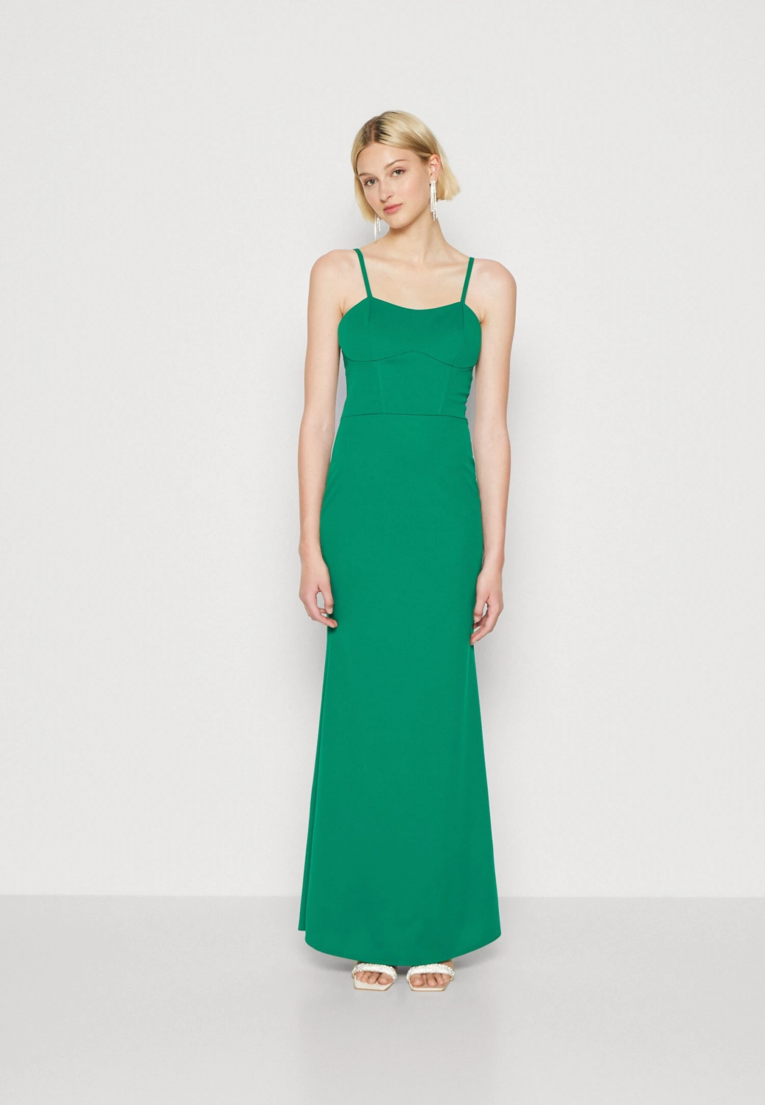 Wal G Danielle Corset - Jersey Dress - Leaf Green