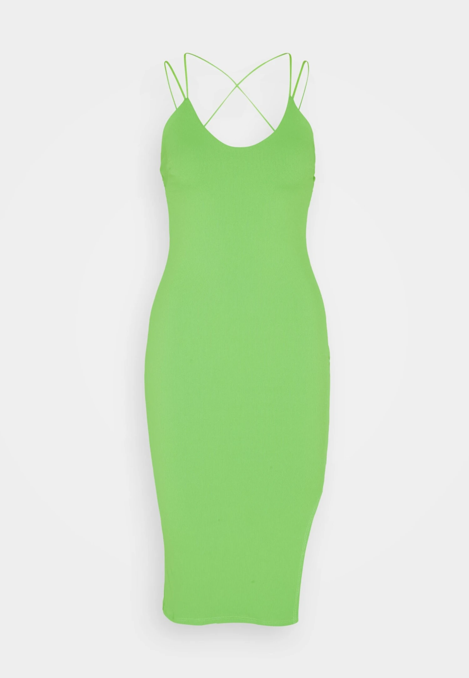Wal G Cruise Collection Libby Strappy Midi Dress - Jersey Dress - Leaf Green - Image 5