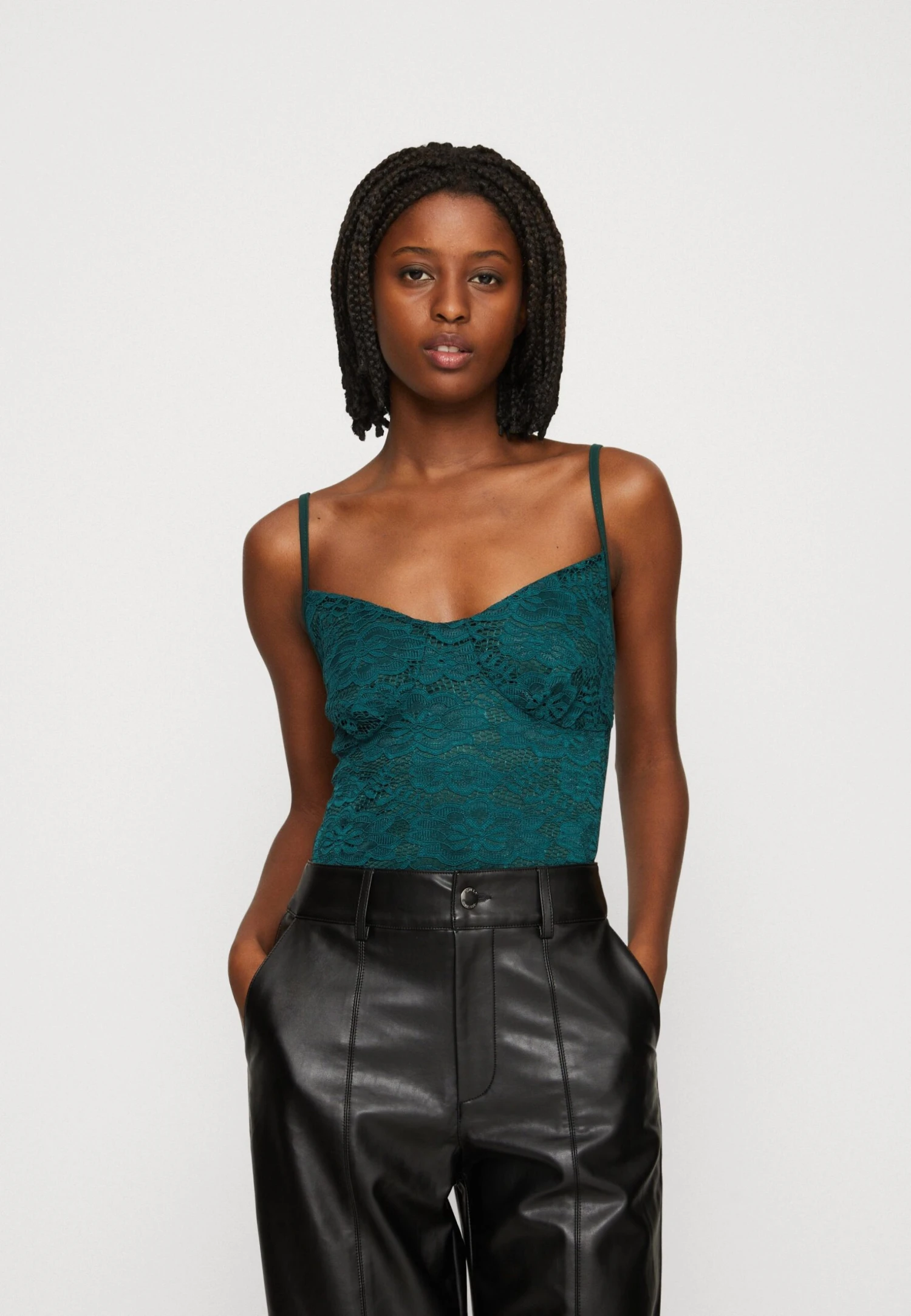 Wal G Benny Bodysuit - Print T-Shirt - Forest Green