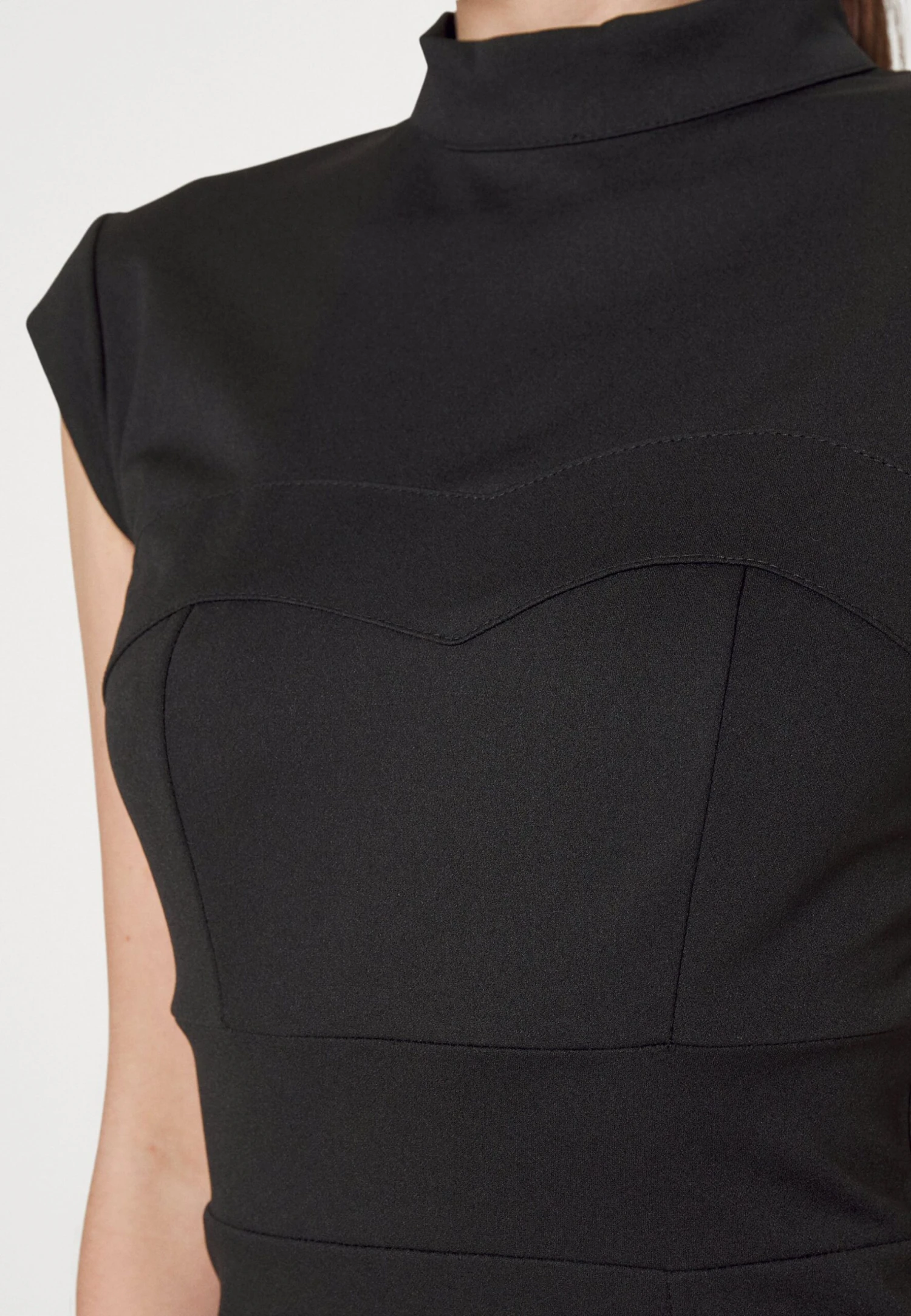 Bambinaroll Neck Midi Dress - Shift Dress - Image 6