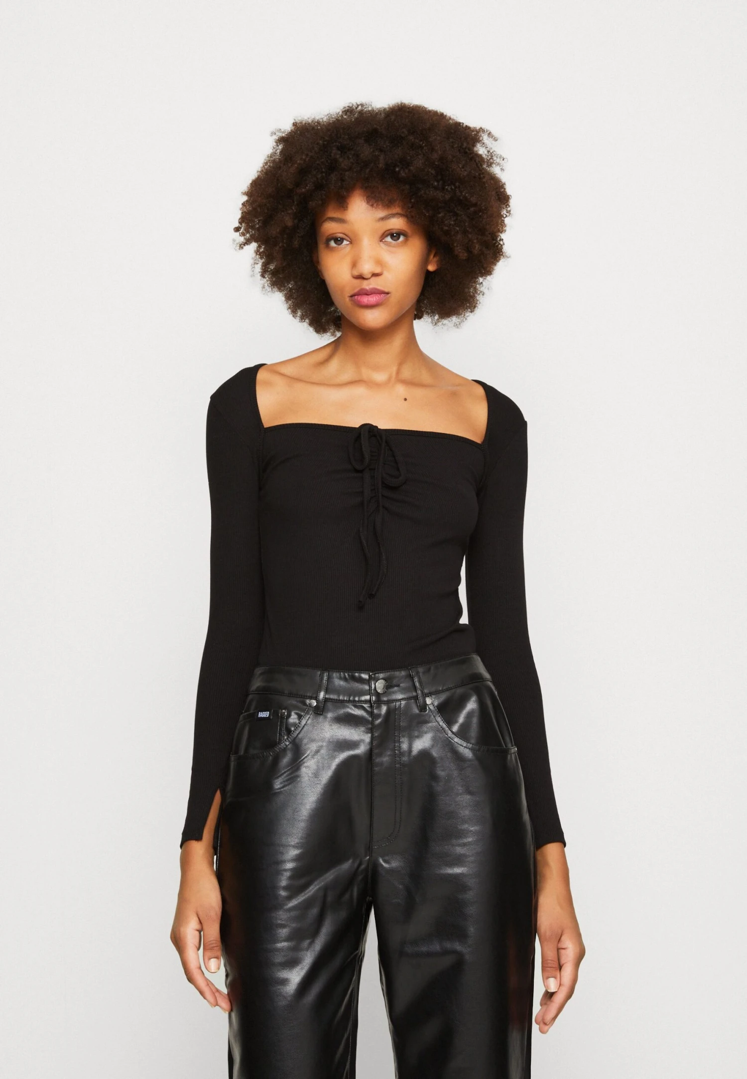 Wal G Donna Square Neck - Long Sleeved Top