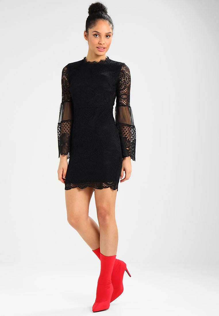 Wal G Detail Mini Dress - Cocktail Dress / Party Dress - Black - Image 2