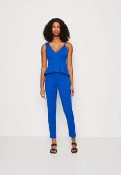 Wal G Xena Peplum - Jumpsuit - Electric Blue
