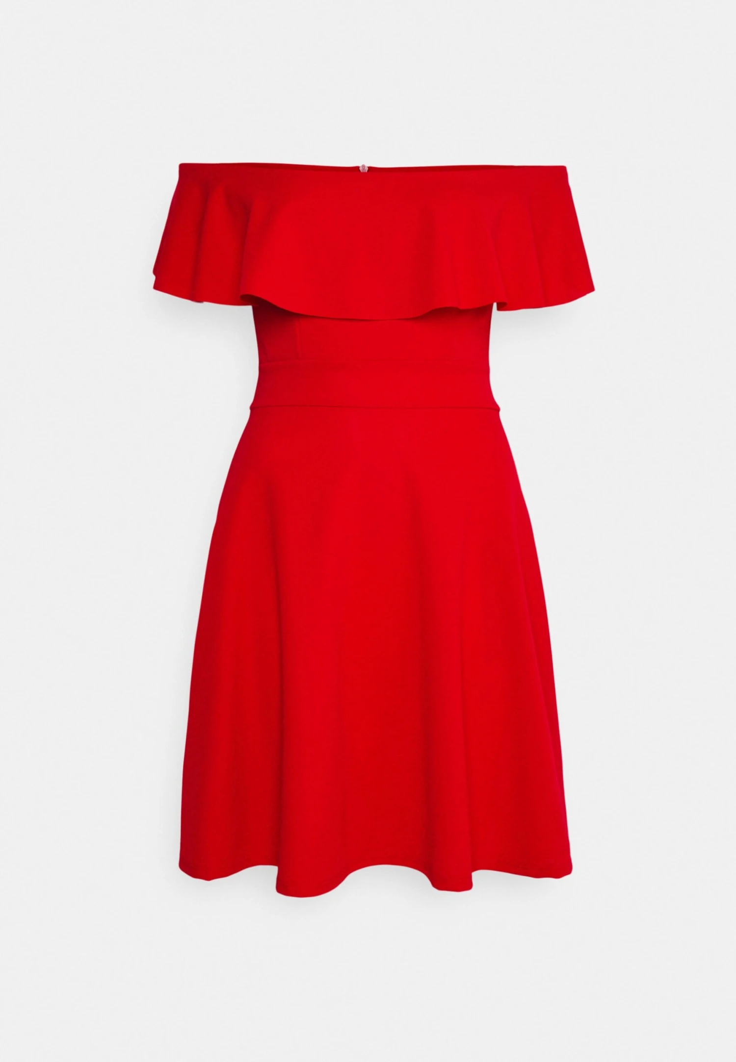 Wal G Stacey Skater Dress - Cocktail Dress / Party Dress - Red - Image 4