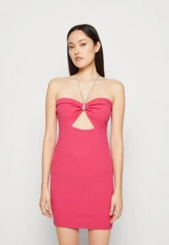 Wal G Winona Cut Out Mini - Jersey Dress - Fuchsia