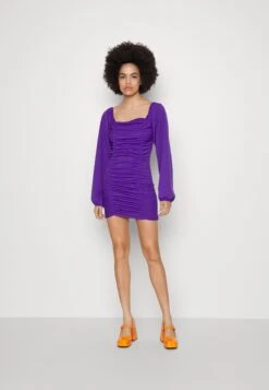 Wal G Bianca Rouched Mini - Cocktail Dress / Party Dress - Purple