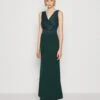 Wal G Bonnie Dress - Jersey Dress - Forest Green