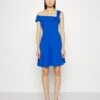 Wal G Noelle Off The Shoulder Skater - Jersey Dress - Electric Blue