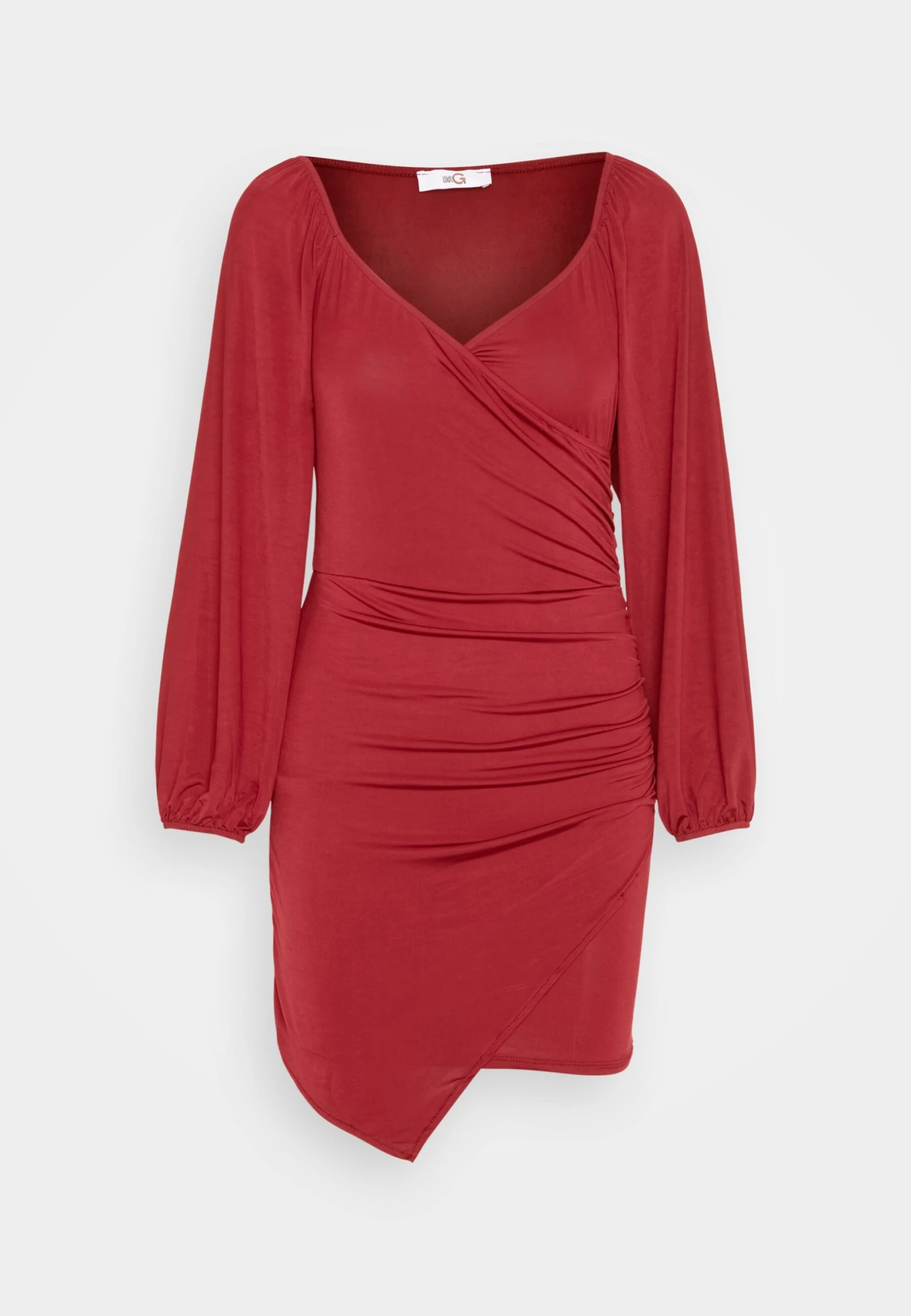 Wal G Trinity Mini - Jersey Dress - Burgundy - Image 5