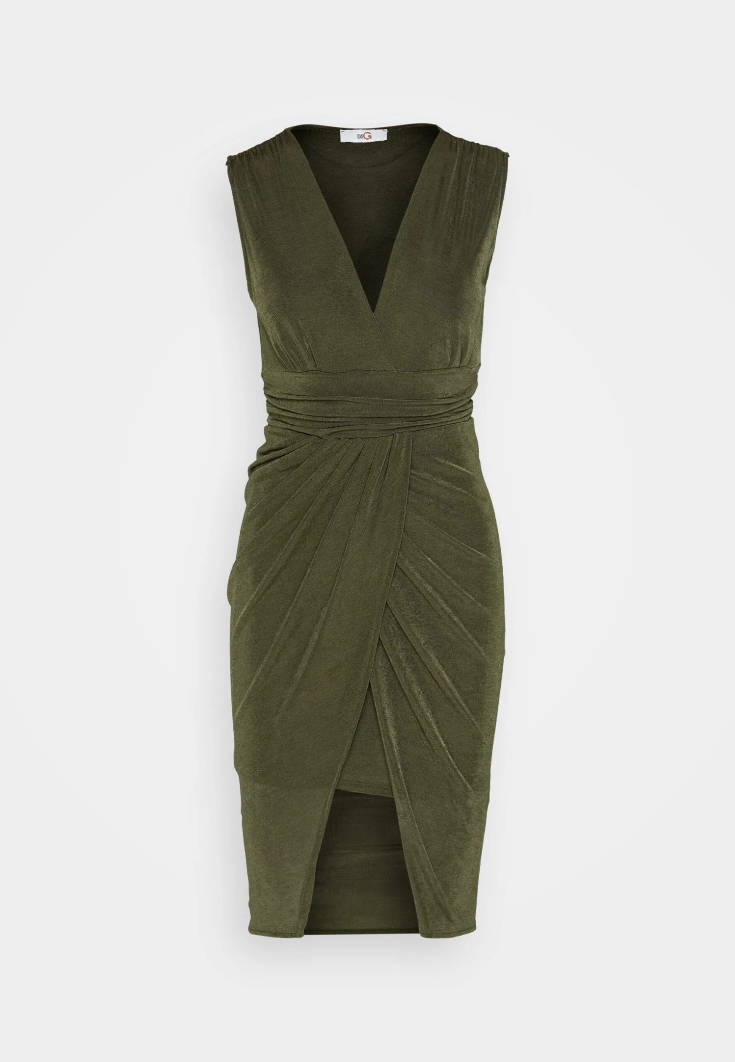 Wal G Safa Rouched Mini - Jersey Dress - Forest Green - Image 5