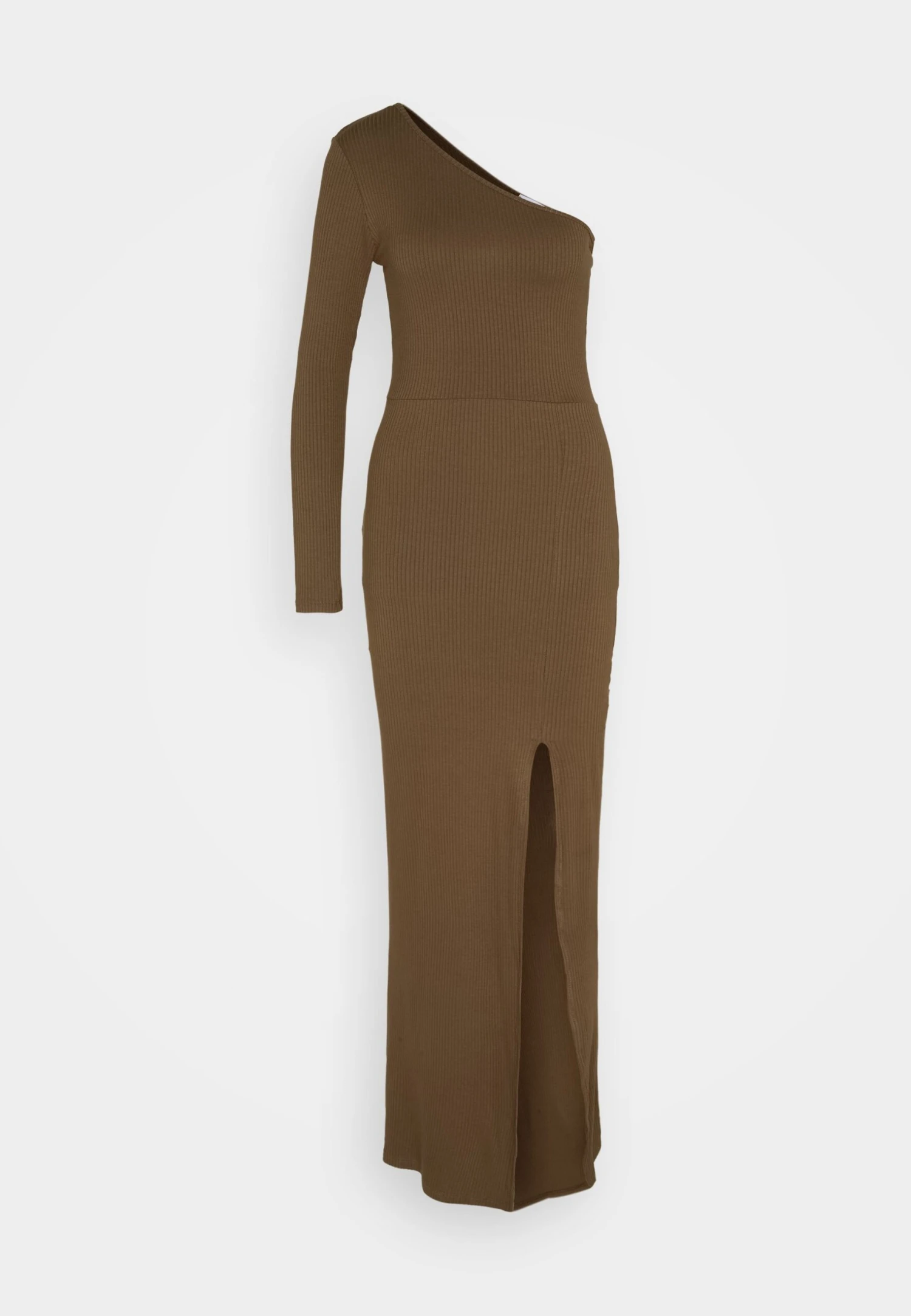 Wal G Party Ash One Shoulder Maxi - Jersey Dress - Khaki Green - Image 5