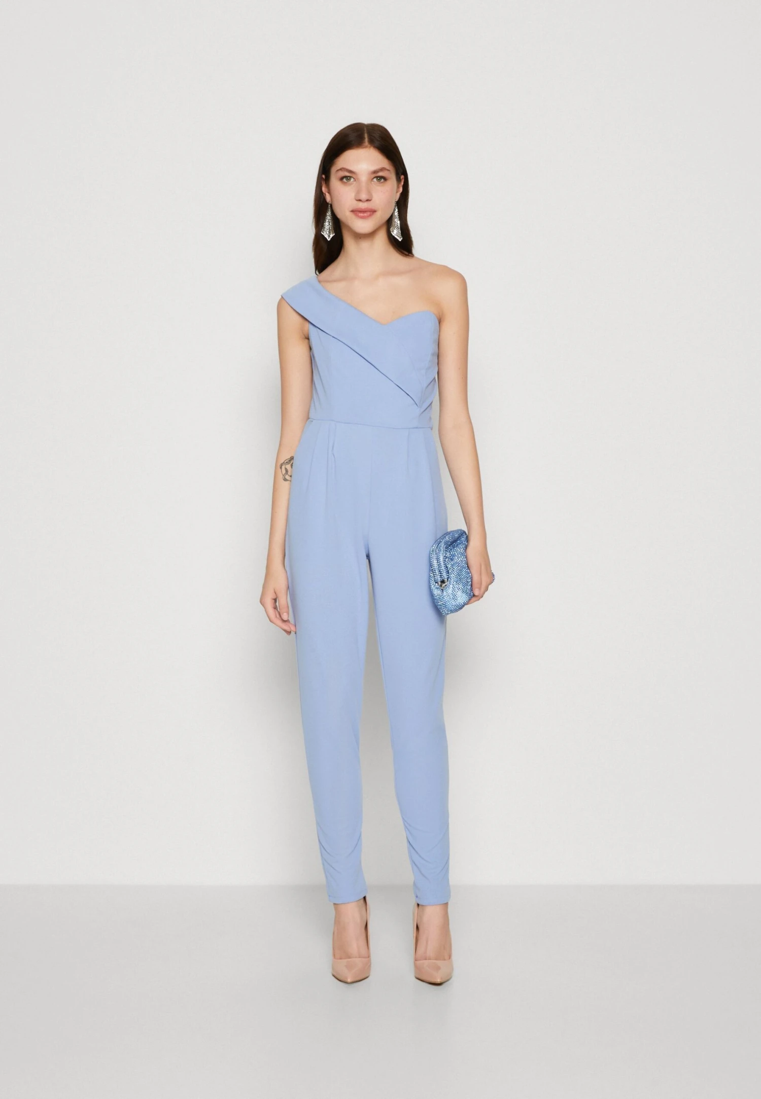 Wal G Halli Ruffe - Jumpsuit - Powder Blue - Image 2