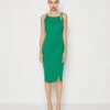 Wal G Tessa Midi Dress - Jersey Dress - Leaf Green