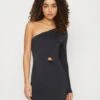 Wal G India Cut Out Mini Dress - Jersey Dress - Black