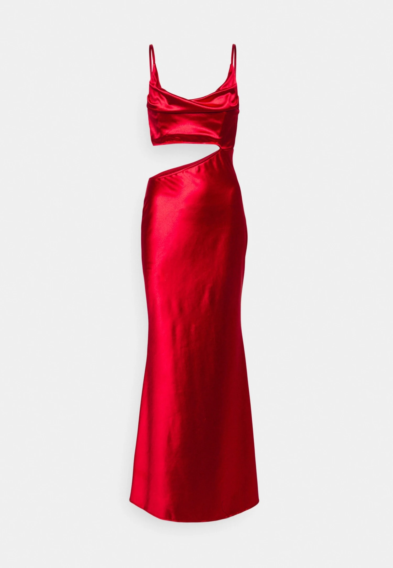 Wal G Sharara Cut Out Dress - Cocktail Dress / Party Dress - Red - Image 5