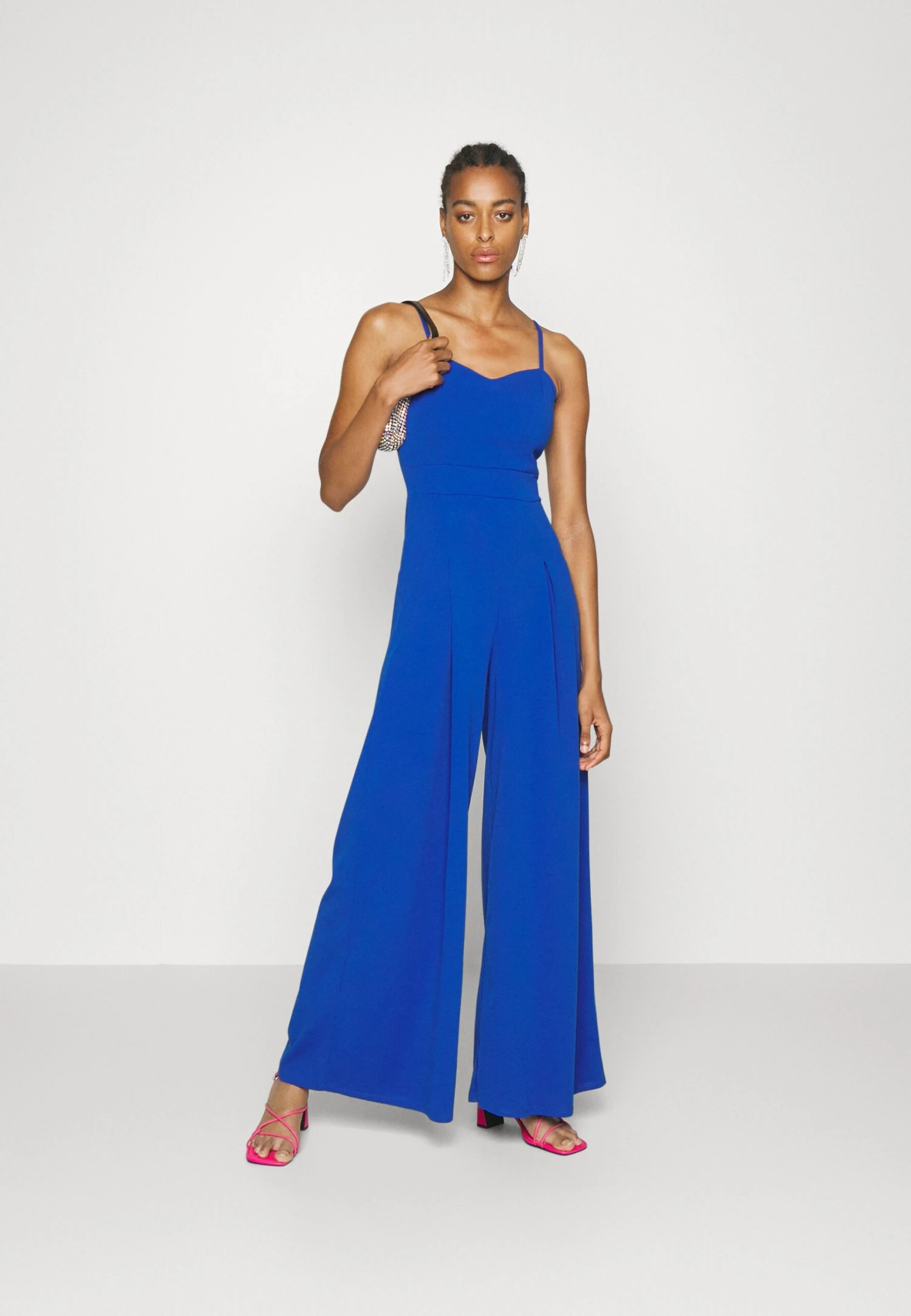 Havana Sweetheart Neck Jumpsuit - Jumpsuit - Electric Blue - Image 2