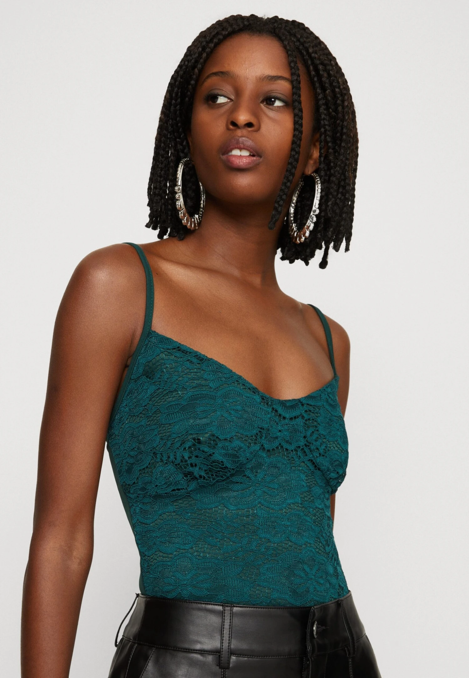 Wal G Benny Bodysuit - Print T-Shirt - Forest Green - Image 4