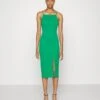Janie Square Neck - Jersey Dress - Leaf Green