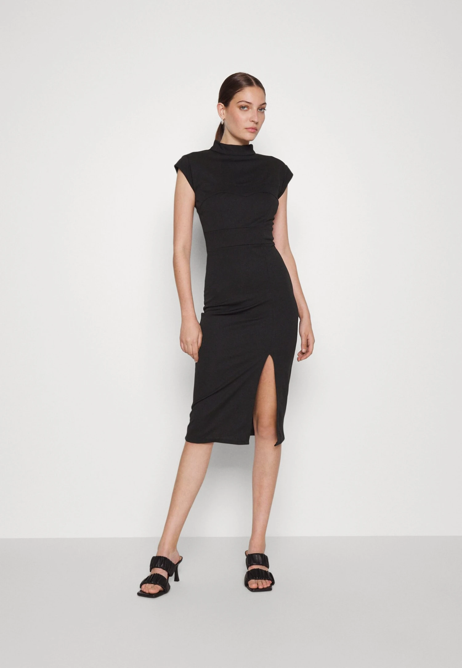 Bambinaroll Neck Midi Dress - Shift Dress - Image 2