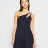 Wal G Reily Strap Skater - Jersey Dress - Navy Blue