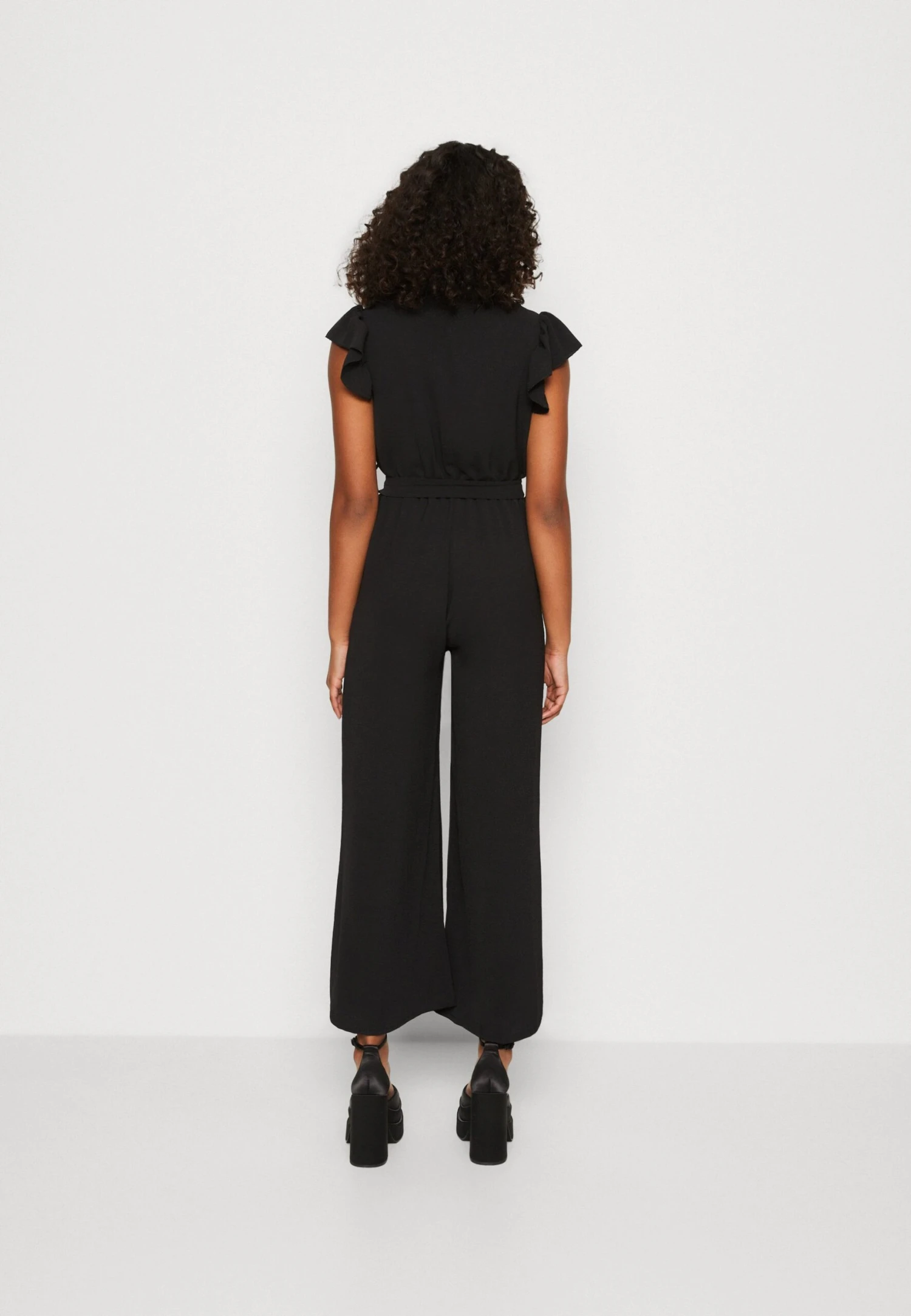 Wal G Fazza Ruffle- Jumpsuit - Black - Image 3