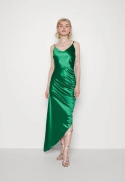 Wal G Strappy Maxi Dress - Cocktail Dress / Party Dress - Leaf Green