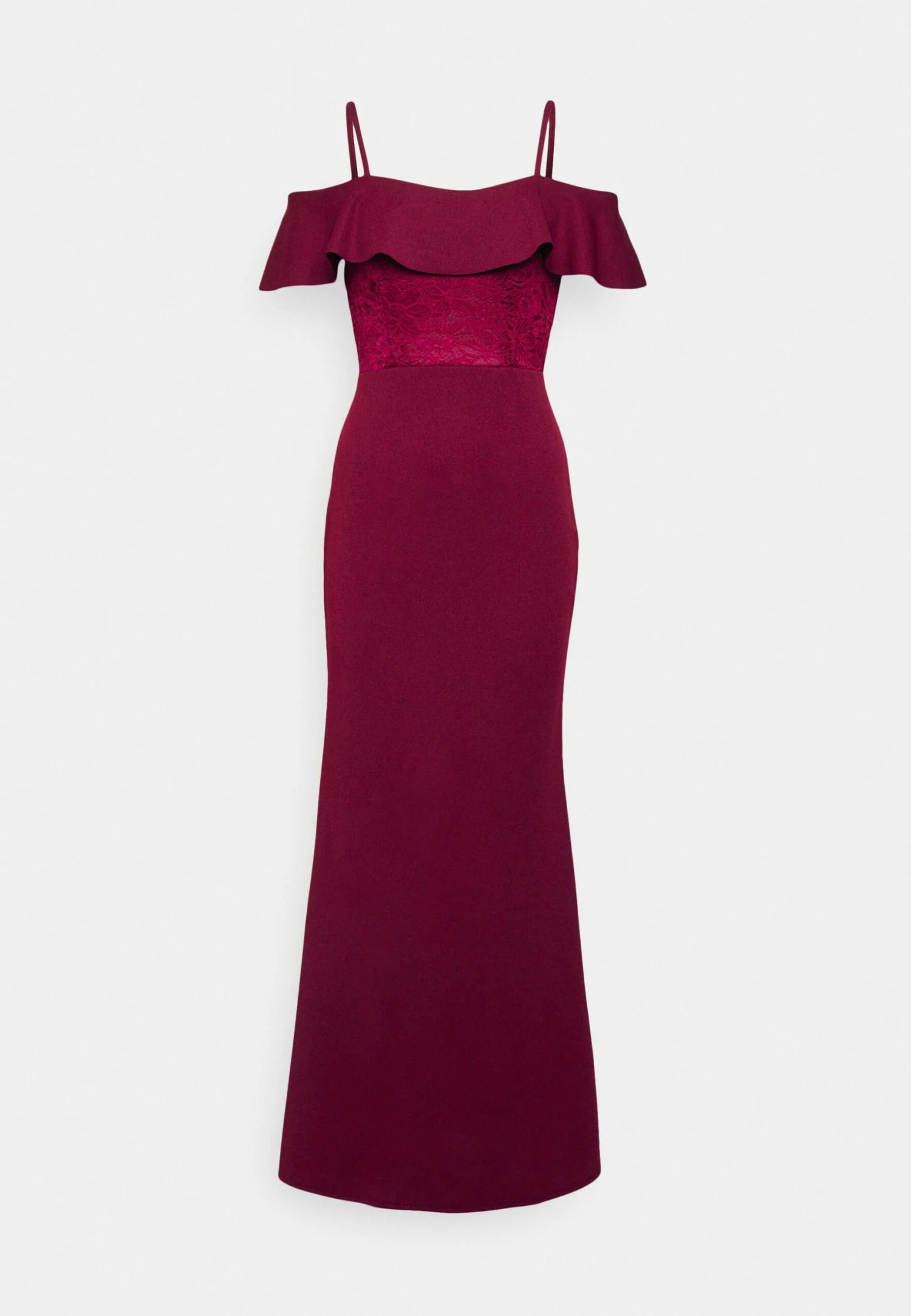 Mita Ruffle Maxi - Occasion Wear - Wine - Image 4