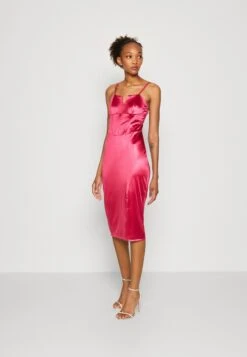 Wal G Saira Midi - Shift Dress - Fuchsia
