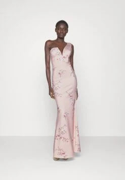 Wedding Gigi One Shoulder Print - Occasion Wear - Peach