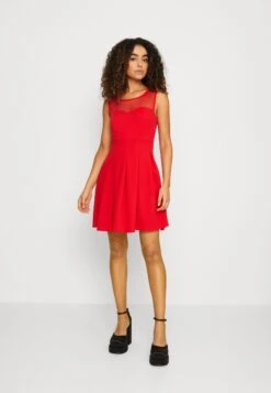 Wal G Tina Skater - Jersey Dress - Red