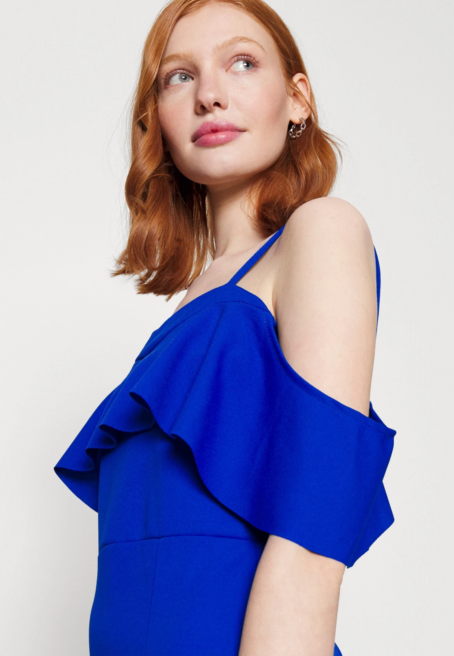 Wal G Belville Strappy Midi Dress - Cocktail Dress / Party Dress - Electric Blue - Image 4