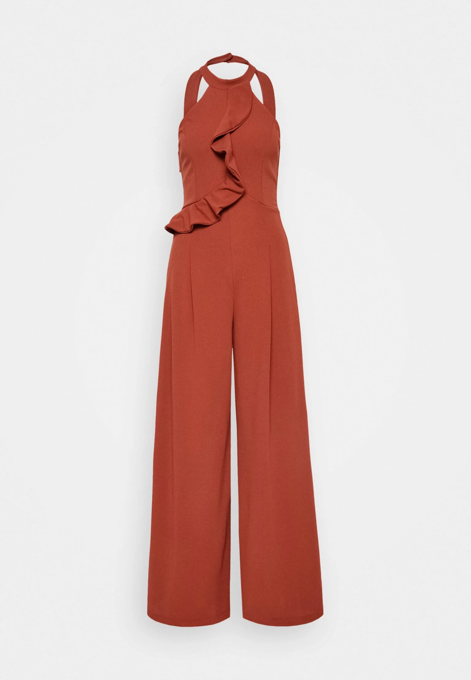 Wal G Penelope Frill - Jumpsuit - Burnt Orange - Image 5