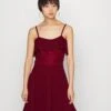 Benedetta Strap Skater - Cocktail Dress / Party Dress - Wine