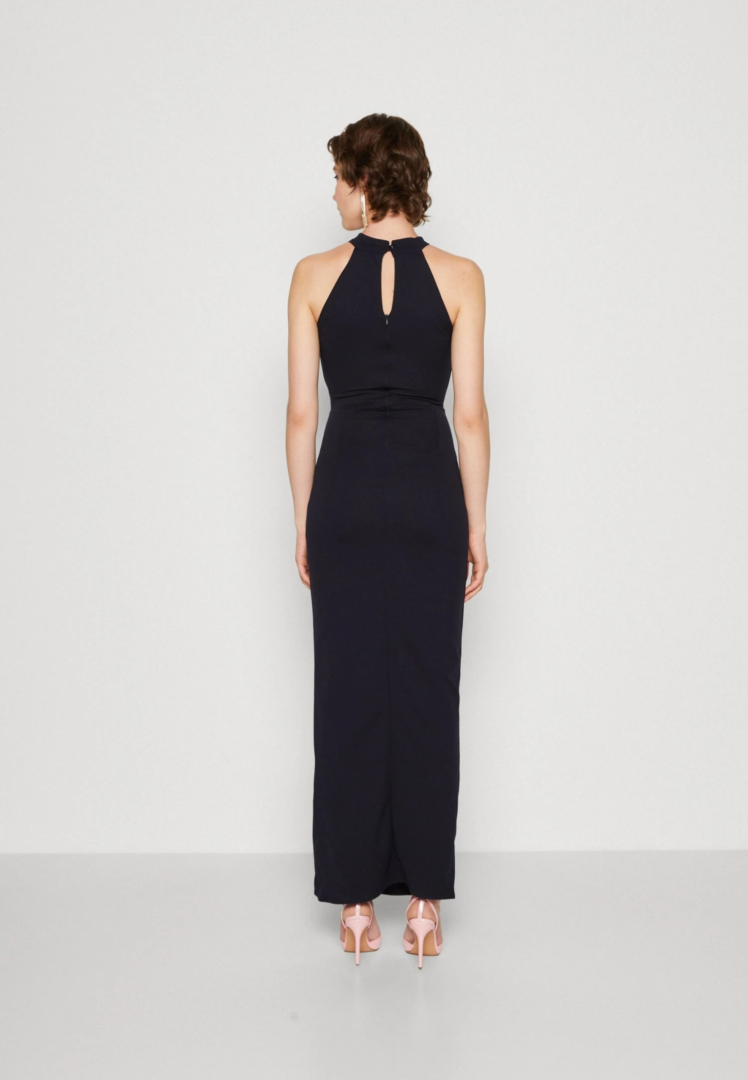 Wal G Arabella Cut Out Dress - Jersey Dress - Navy Blue - Image 3