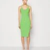 Wal G Cruise Collection Libby Strappy Midi Dress - Jersey Dress - Leaf Green