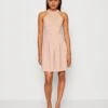 Wal G Bernice Skater Dress - Jersey Dress - Blush Pink