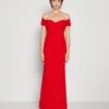 Wal G Rish Off Shoulder Maxi - Jersey Dress - Red
