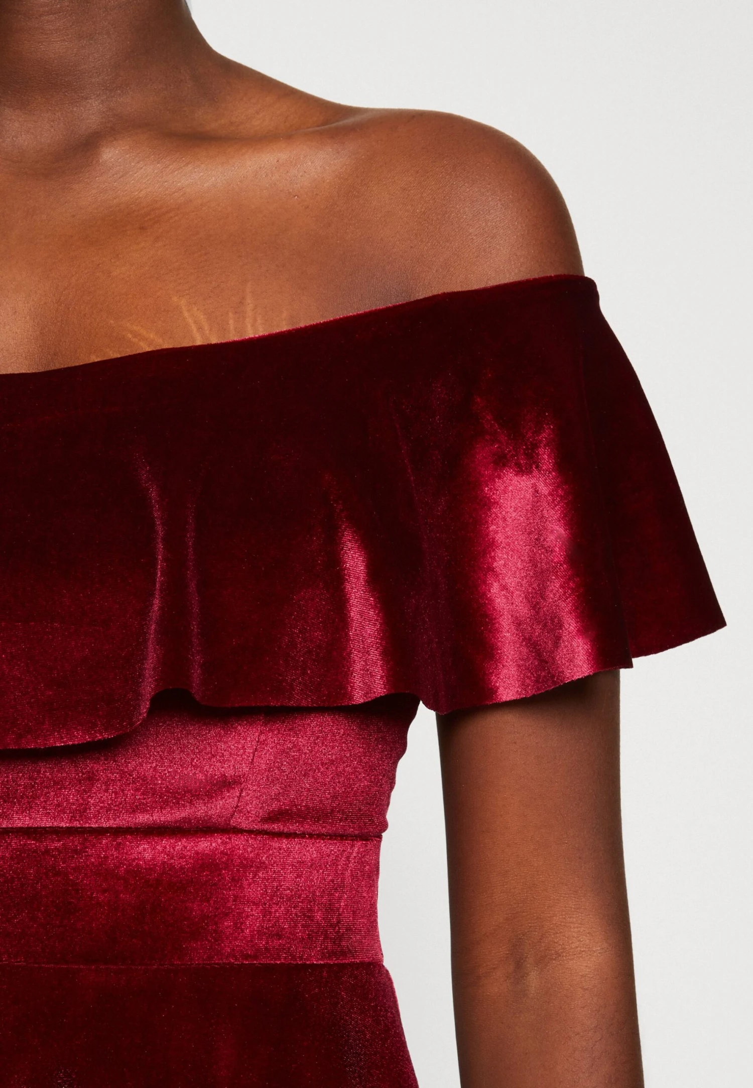 Wal G Stacey Skater - Cocktail Dress / Party Dress - Wine - Image 6