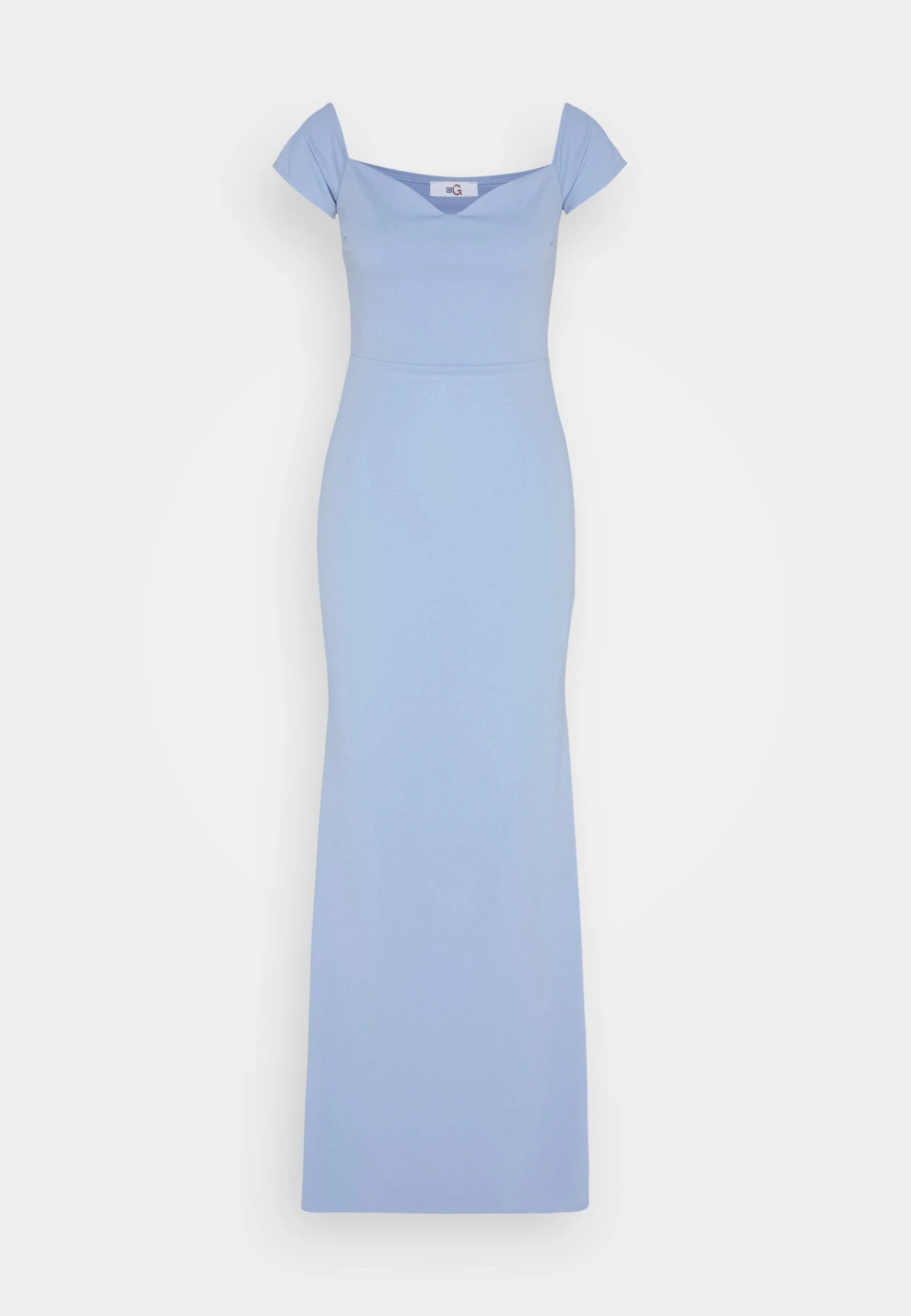 Wal G Rish Off Shoulder Maxi - Jersey Dress - Powder Blue - Image 5