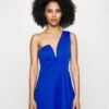 Annie Shoulder Skater Dress - Cocktail Dress / Party Dress - Electric Blue