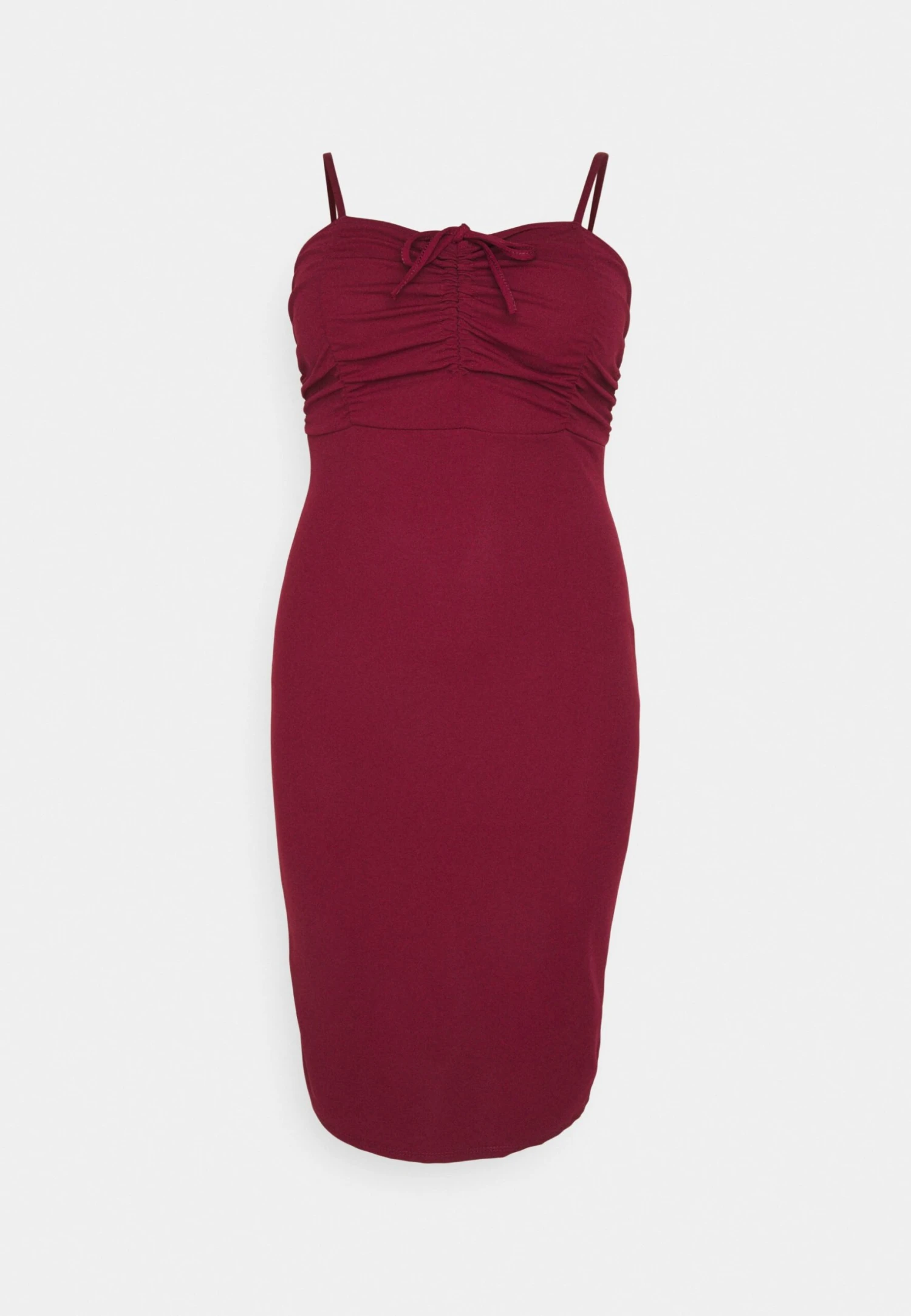 Curve Dolly Midi - Cocktail Dress / Party Dress - Wine - Image 6