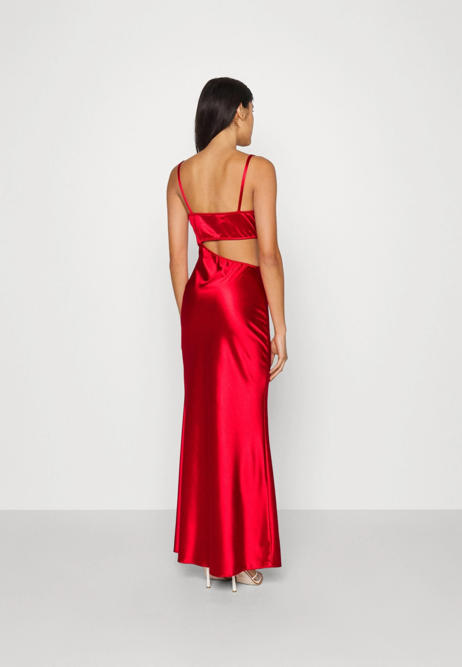Wal G Sharara Cut Out Dress - Cocktail Dress / Party Dress - Red - Image 3