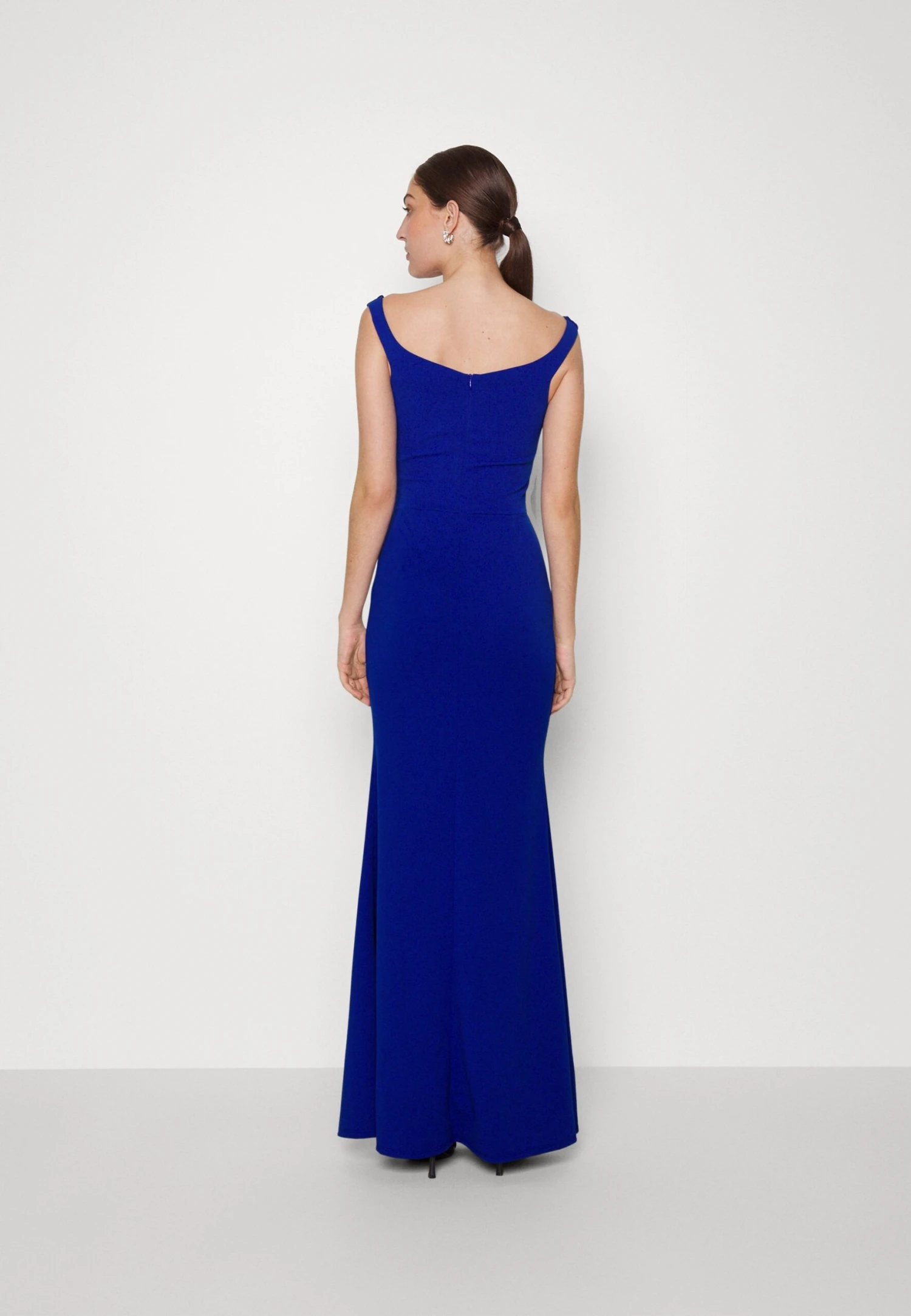 Kai Off The Shoulder Dress - Occasion Wear - Electric Blue - Image 3