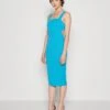 Wal G Ben Square Neck Midi - Cocktail Dress / Party Dress - Mediterranean Blue