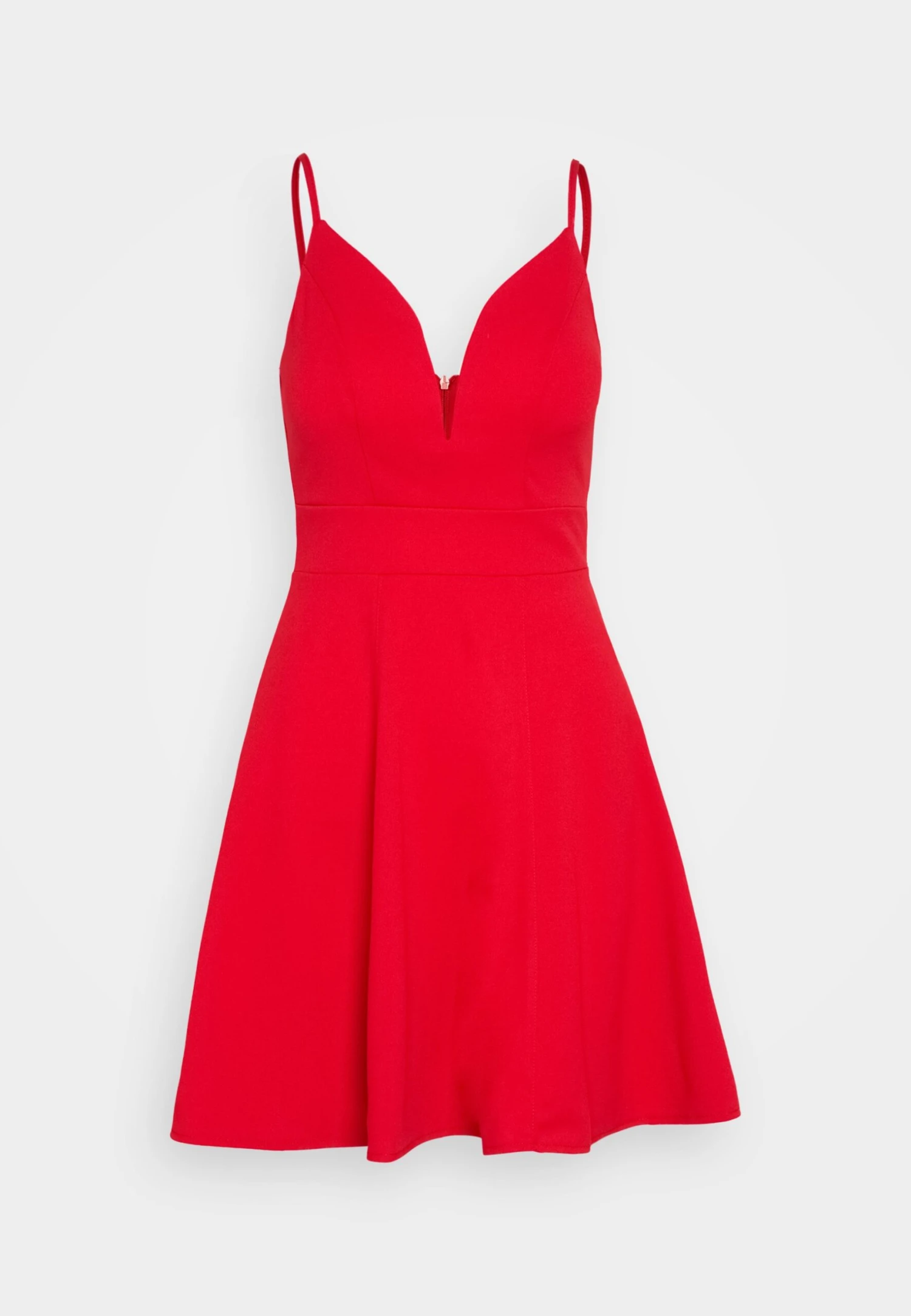 Wal G Vincent Skater Dress - Jersey Dress - Red - Image 5