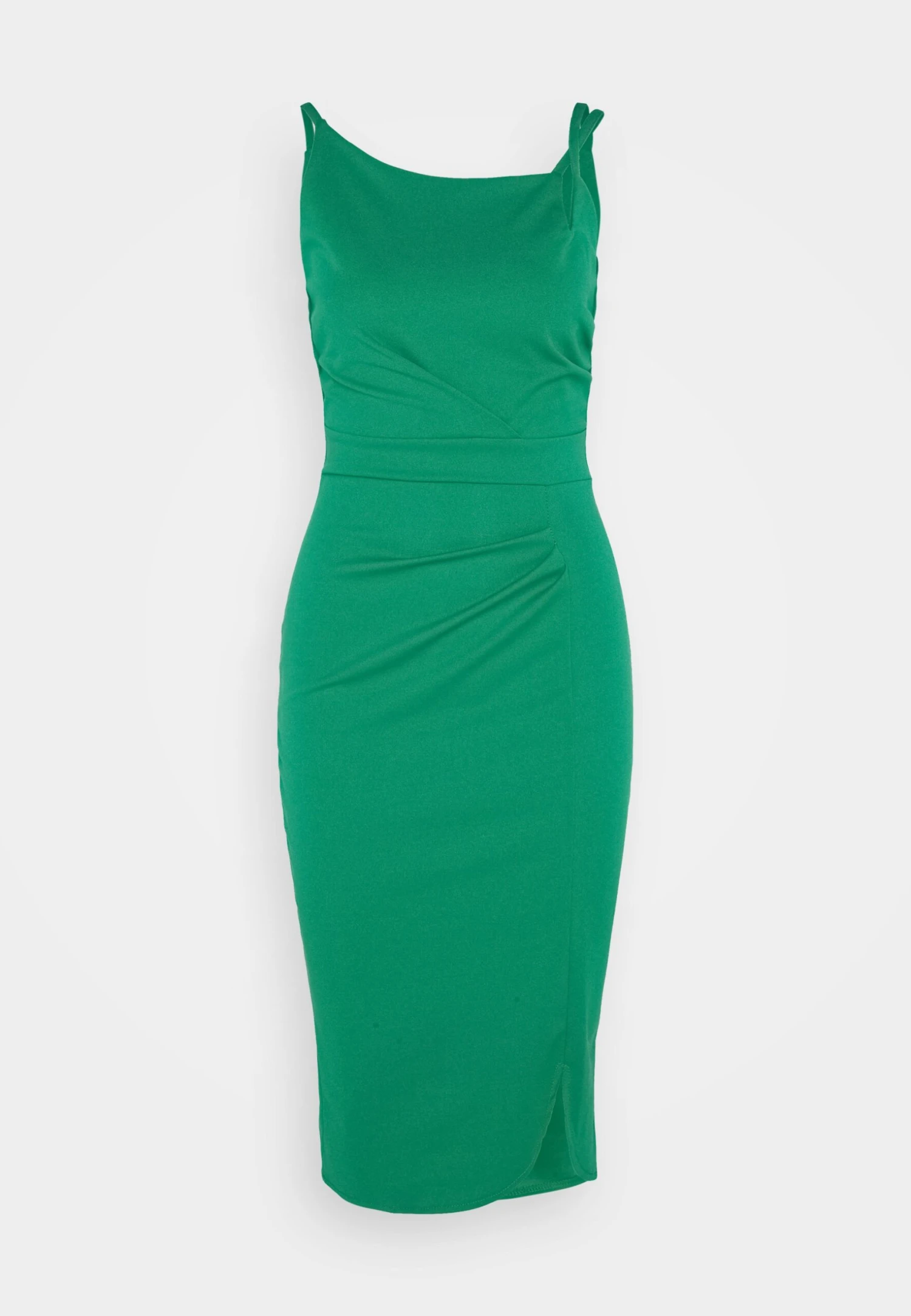 Wal G Tessa Midi Dress - Jersey Dress - Leaf Green - Image 5