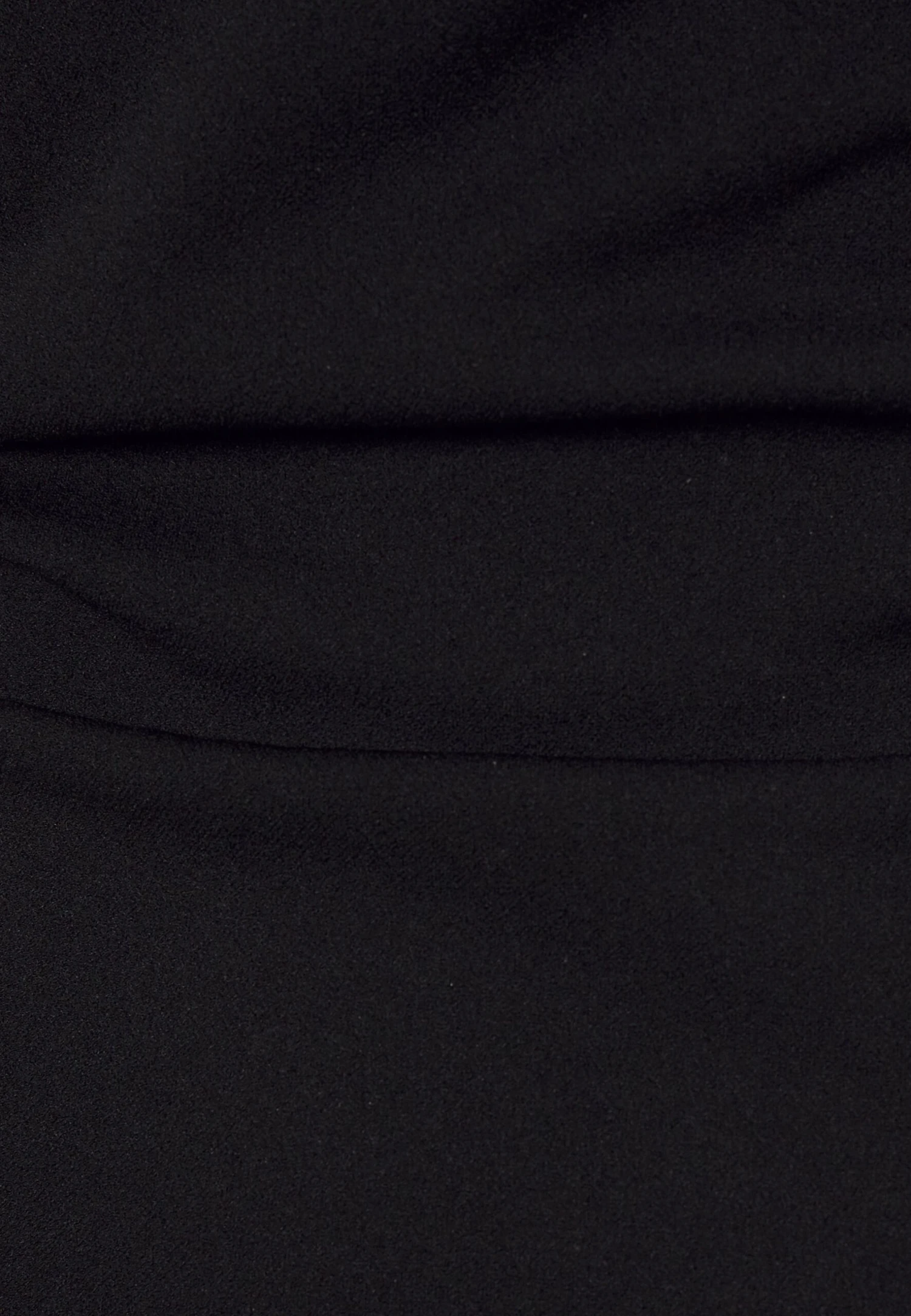 Contrast Frill Sleeve Midi Dress - Jersey Dress - Black/White - Image 3